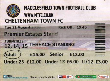 Home v Cheltenham Town, 2018