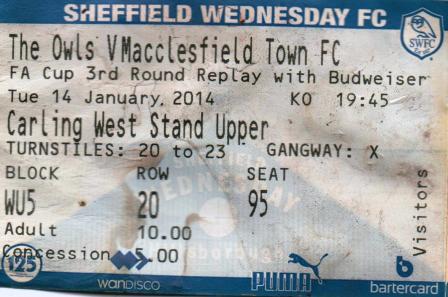 Away v Sheffield Wednesday, 2014