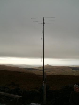 Simon's SOTA Beam aiming at Shutlingsloe