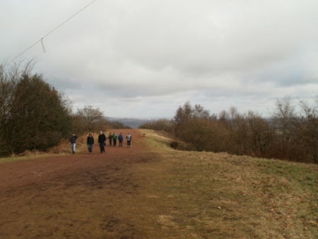 Looking along Walton Hill