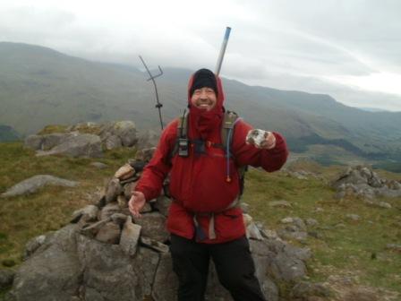 Tom, summit of Hard Knott