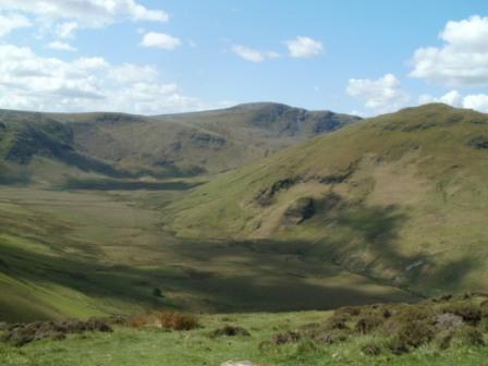 Looking out from the summit