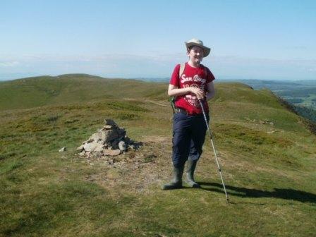 Liam on the summit