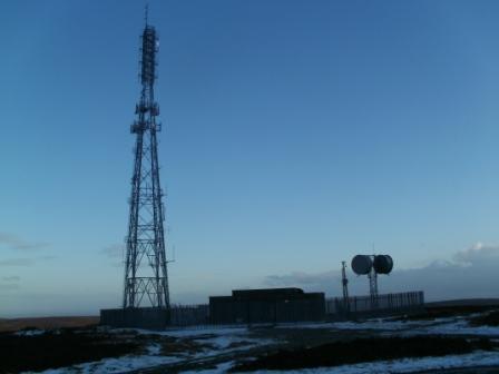 Mast and installation on Cyrn-y-Brain