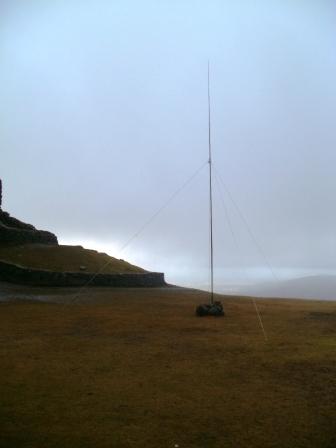 12m groundplane on Moel Famau