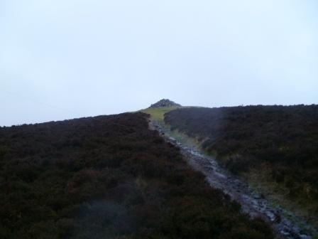 Final approach to the summit