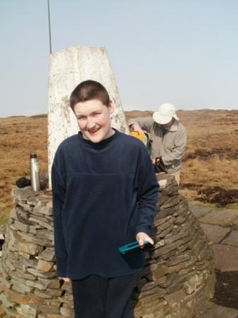 Liam, with Richard in background