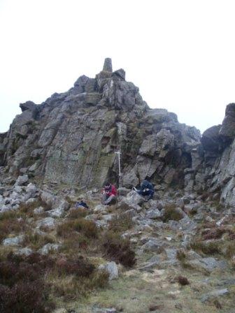 Summit trig point