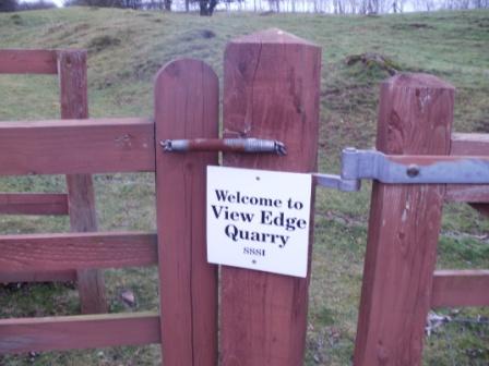 Entrance to View Edge Quarry