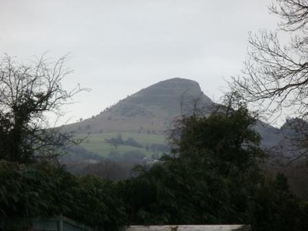 I think this was looking up to one end of Ysgyryd Fawr