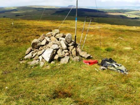 Summit cairn