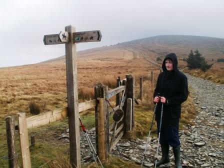 Partway up Foel Cwmcerwyn