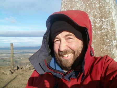 Tom at the trig point