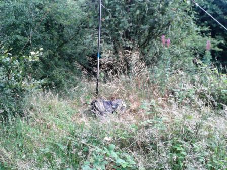 Mast on the beacon ring earthworks