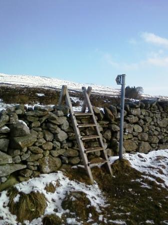 Start of route to Tal y Fan