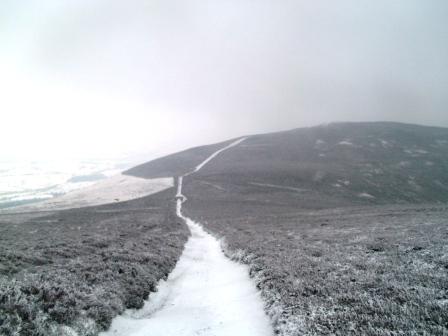 Looking back to Moel y Fan