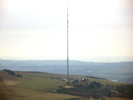 Moel y Parc mast