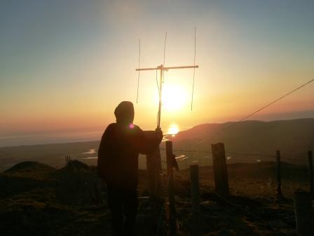 Sunset from Ffridd Cocyn