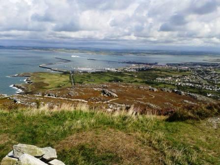 View over the harbour at Holyhead