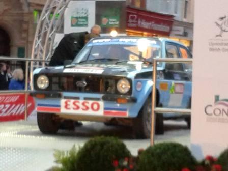 On the ramp in Llandudno town centre