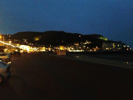 Setting off from Llandudno on the Sunday evening