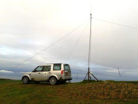 Control station for the rally event