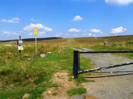 Start point for Boulsworth Hill - Lad Law