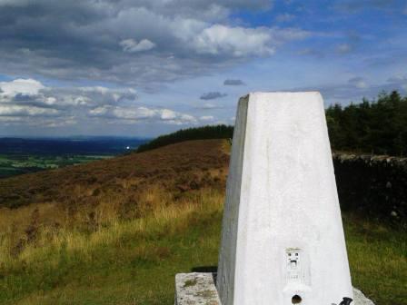 Longridge Fell summit trig