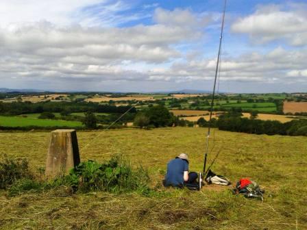 12m antenna on Hegdon Hill