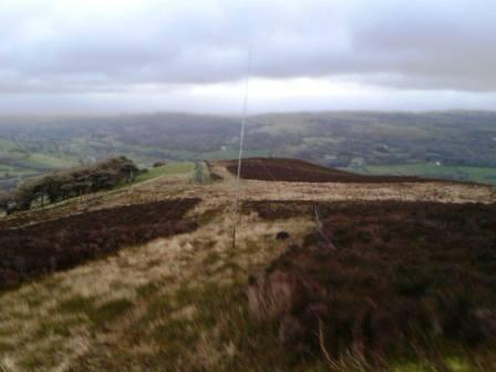 My antenna on Moel Gyw