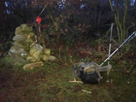 Summit cairn on Mynydd y Cwm