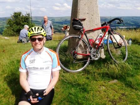 Richard G3CWI and his bike