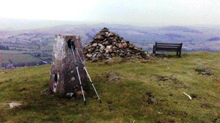 Summit of Corndon Hill