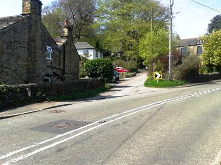 Start of the walk in Taxal near Whaley Bridge