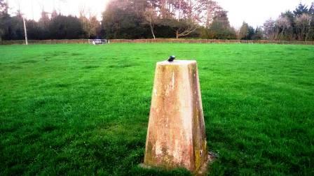 Summit trig on Aston Hill