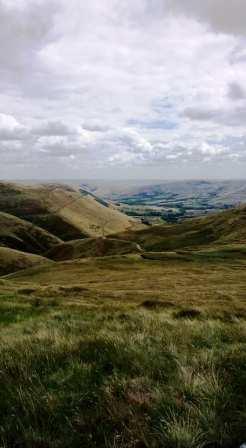 View down into the Hope Valley