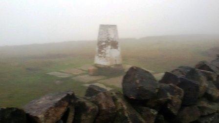 The summit in the morning