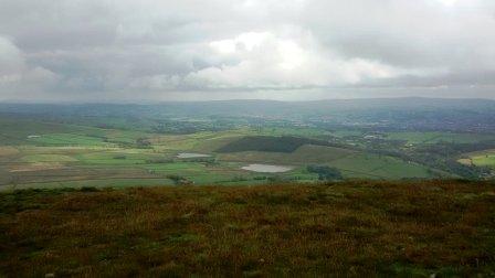 View east from the summit