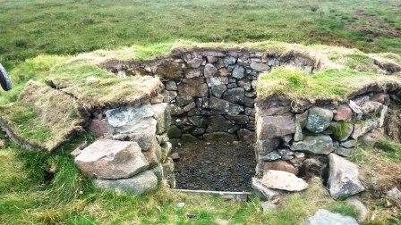 One of many grouse hides coming down the hill