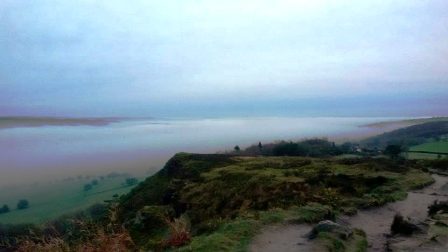 Low cloud filling the Dane Valley