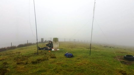 SOTA activating in Mid Wales