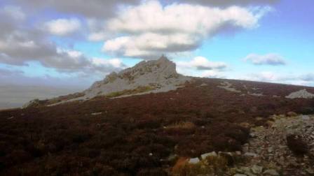 Final approach to the summit