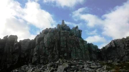 The loftily positioned trig point