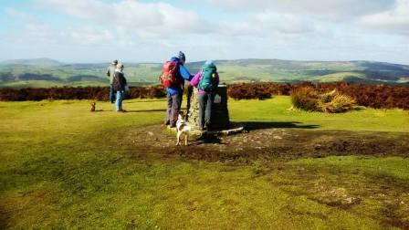 Other walkers looking at the topograph