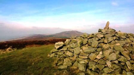Looking across to Moel Famau