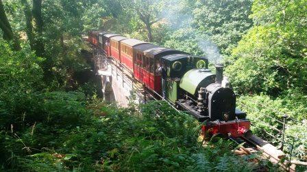 Train coming into the station