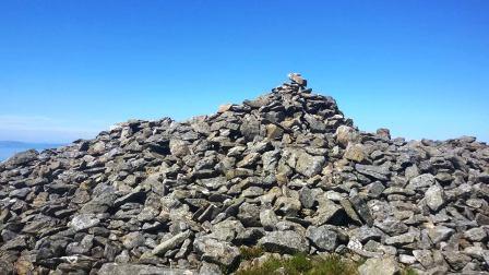 Summit cairn