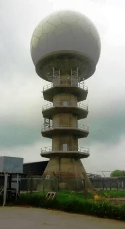 Golf ball tower on Normanby Wold