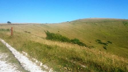 The long curving ascent route