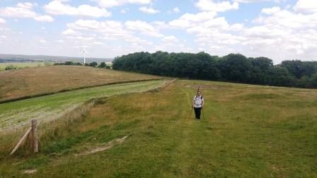 Tom climbing Cliffe Hill